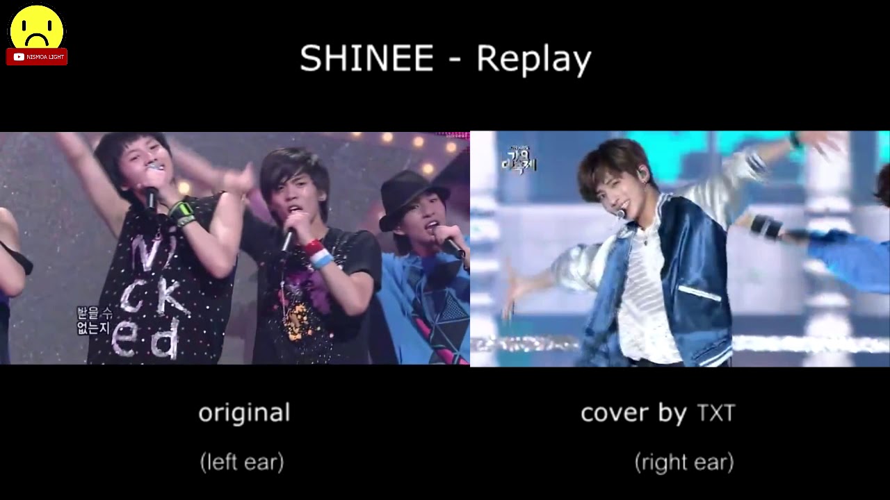 SHINEE - Replay (original & TXT Comparison)