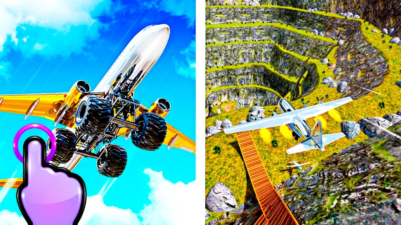 Crazy Plane Landing Simulator - Special Plane Landing 3D Run - All Levels iOS Android GamePlay #10