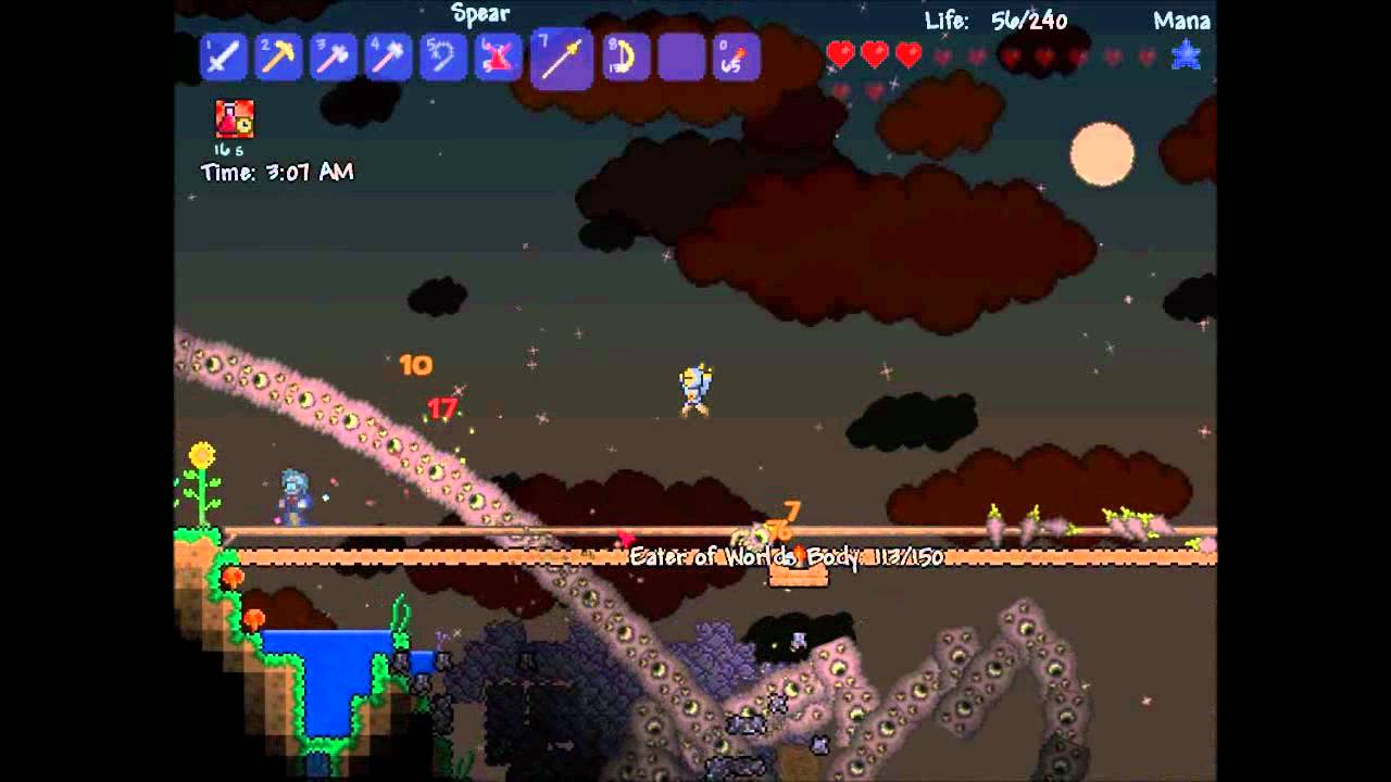 Ep6 Terraria with Unknownpwnage97! Worm Food YouTube