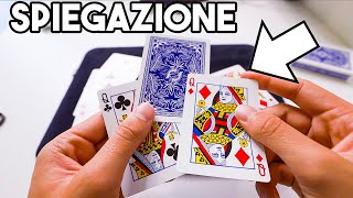 UNA MAGIA CON 2 FINALI INCREDIBILI / Spiegazione gioco di magia con le carte