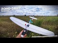 FPV планер ZOHD Drift в ветреную погоду. Не достал облака, нет термиков.