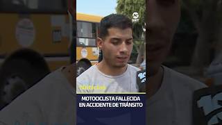 Una mujer de 32 años falleció tras chocar en su moto con un colectivo
