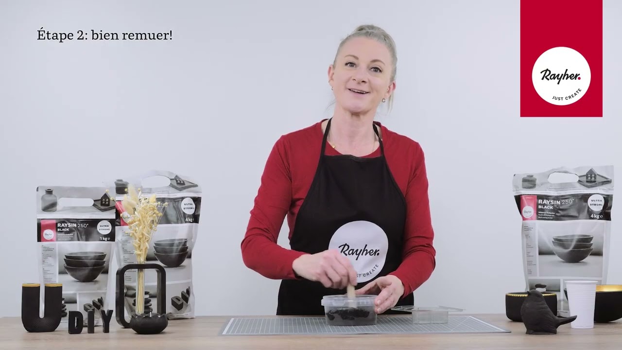 Particularité du produit: Notre poudre de coulée Raysin existe maintenant aussi en noir