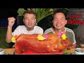 Nguyên ngọng với duy bin ăn khuya cùng lợn quay Lạng Sơn cực ngon.