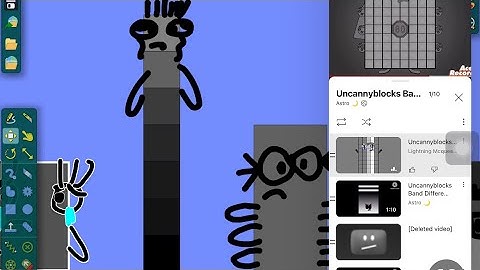 Uncannyblocks band different 1-20 but faces 10-200 UBBD