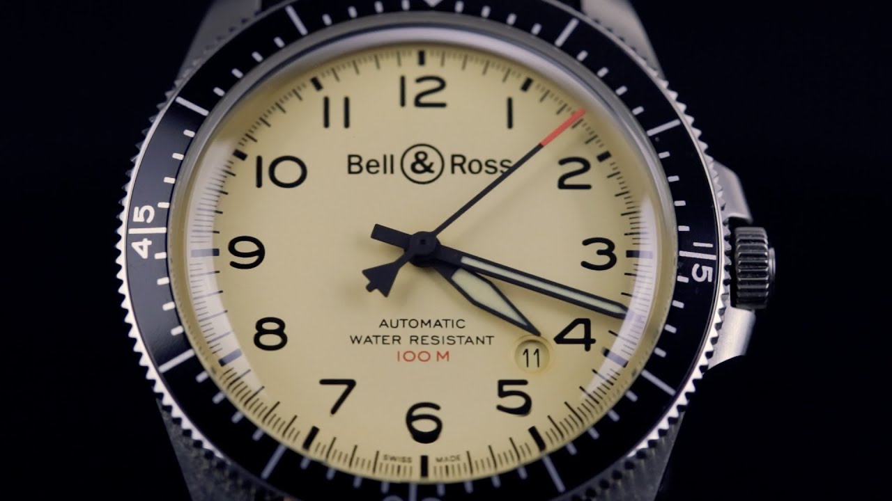 Bell & Ross | BR V2 92 Military Beige | Review - YouTube