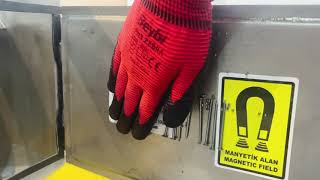 Çekmeceli Kovan Tipi İkiz Plakalı Manyetik Seperatör Metal Ayrıştırma Sistemleri Magneteksan