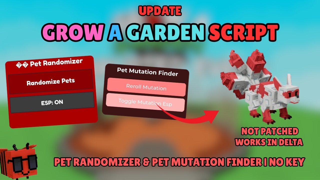 Вырастите садовый PET RANDOMIZER & REROLLER Script 🌸 | БЕЗ КЛЮЧА | НЕ ПРОШЁЛ
