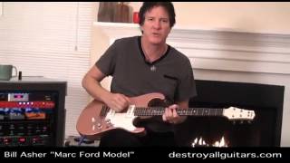 Asher Guitars Marc Ford Model Destroy All Guitars