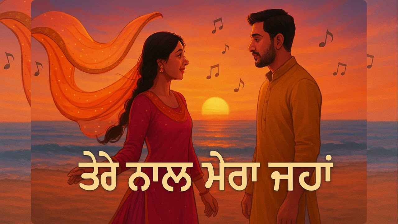 🌹 ਇਸ਼ਕ਼ ਦੇ ਰੰਗ – ਦਿਲ ਦੀ ਰਾਗਨੀ | New Punjabi Romantic Song 2025 | Full Love Vibes | Soulful Lyrics 🌹
