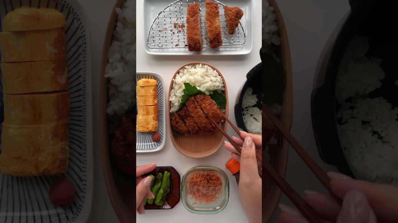 Today’s bento for my husband🐻 | Pork Katsu 