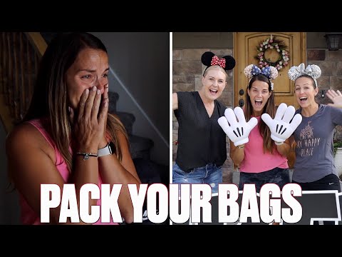 SURPRISING MY WIFE WITH A GIRLS TRIP TO DISNEYLAND FOR HER BIRTHDAY | MOM EMOTIONAL DISNEY SURPRISE