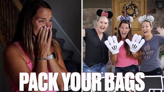 SURPRISING MY WIFE WITH A GIRLS TRIP TO DISNEYLAND FOR HER BIRTHDAY | MOM EMOTIONAL DISNEY SURPRISE