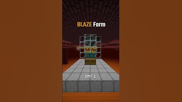 How To Make A Blaze Farm #shorts #minecraft #gaming