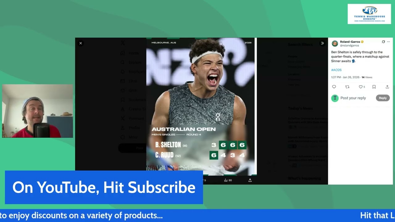 Shelton eases past Ruud to reach Australian Open quarter-finals again | Post-match analysis 