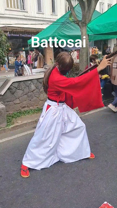 Samurai X, Rurouni Kenshin Cosplay Battousai Moves. #rurounikenshin #battousai #cosplay #sessionroad