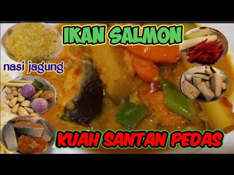 Resep Ikan Salmon Kuah Santan