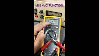Min/Max Feature to Detect Peak Voltage #shorts