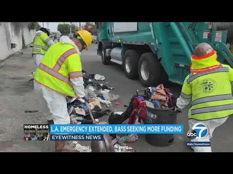 LA extends emergency declaration on homelessness as Mayor Bass seeks more funding