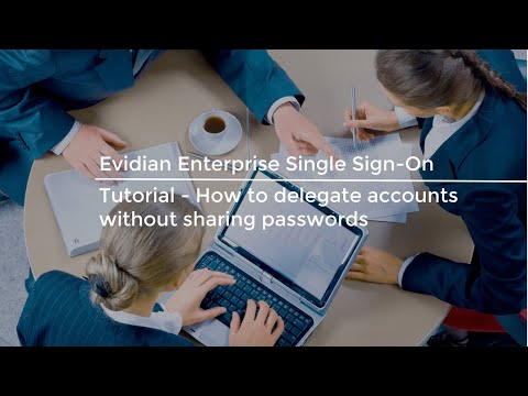 Tutorial - Delegate an application account without giving away your password