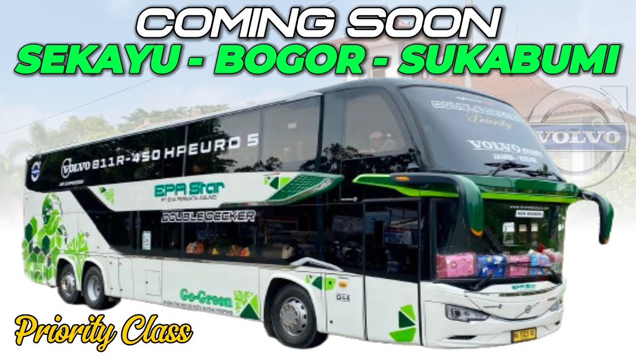 RUTE BARU‼️EPA Star Double Decker Bakal Line Sekayu - Palembang - Jakarta - Bogor - Sukabumi 🔥