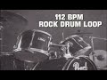 112 BPM Rock Drums Backing Track