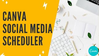 HOW TO SCHEDULE INSTAGRAM POSTS WITH CANVA (Canva Social Media Scheduler)