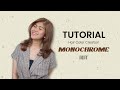 Tutorial hair color monochrome haircolor by inaura professional