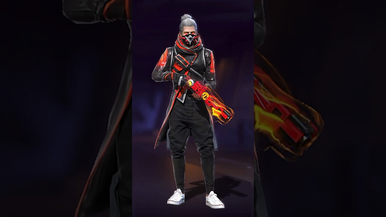 TOP 5 DRESS COMBINATION WITH THE SHADOW RED BUNDLE | THE SHADOW RED FREE FIRE