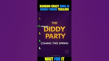 RANKING DISNEY PIXAR AI MOVIE TRAILERS