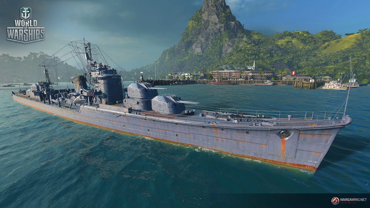 Весёлый эcминец Акидзуки (World of Warships)