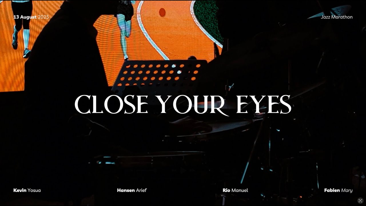 Close Your Eyes - Kevin Yosua Trio ft. Fabien Mary LIVE at Jazz Marathon 2025