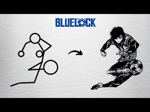 How To Draw Rin Itoshi | Easy Step By Step | Anime Drawing | Blue Lock ...