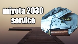 service miyota 2030 movement (watch repair tutorials)