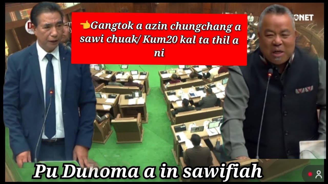 Gangtok zin chungchang Pu Duhoma'n a sawifiah e 😳 Pu Rra a kap leh keuh bawk🤣 Pui thei e