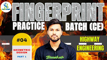 L 4 - Geometric design - Part 1 |Highway engineering #civilengineering #studyfibharat