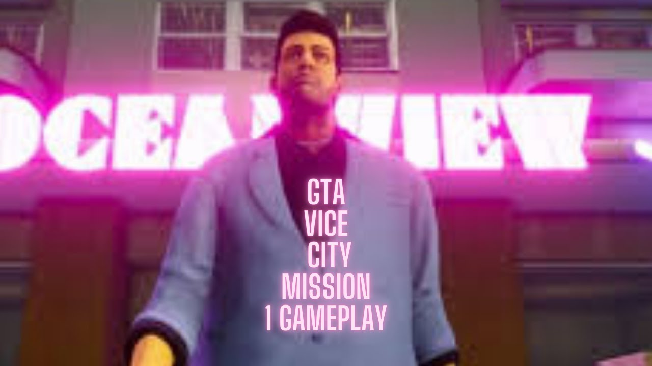 I PLAY GTA VICE CITY MISSION 1[GTA VICE CITY] - YouTube