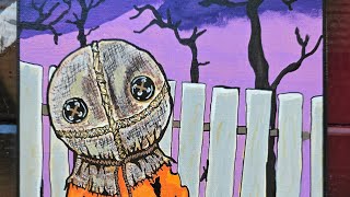 🎃  SAM from Trick ’r Treat! 🍬🔪 @madmonster #samtrickortreat #horror