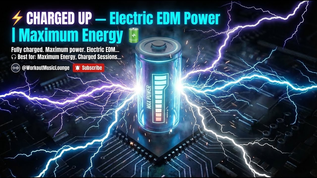 ⚡ CHARGED UP — Electric EDM Power | Maximum Energy 🔋