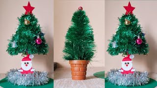 DIY How to make Santa Claus with Christmas tree from Waste Plastic Bottle Christmas Special Craft
