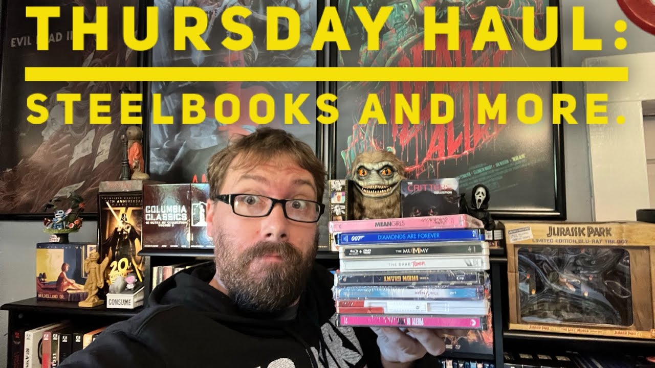 Steelbook Stack Thursday Haul: Stack of Steelbooks, Some Blu-ray, and a Vinyl. - YouTube