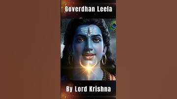 Krishna Lifts Govardhan Mountain | Epic Divine Power #krishna #goverdhan #viralshorts #viralvideo