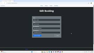 bookings filter (inclused video of whole eventease website