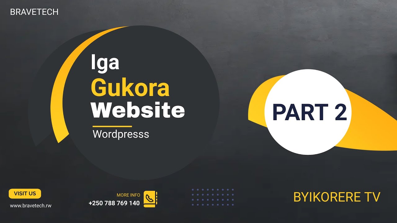 Part 2:Setting Up Your WordPress Website - YouTube