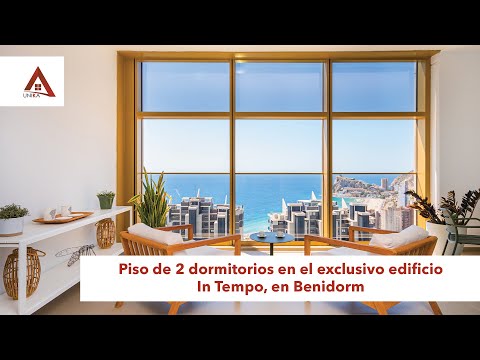 Piso de 2 dormitorios en el exclusivo edificio In Tempo, en Benidorm