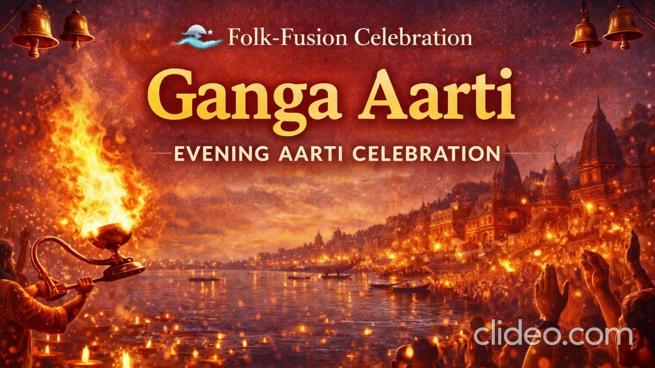 Ganga Aarti – Har Har Gange | Powerful Evening Bhajan | Folk Celebration