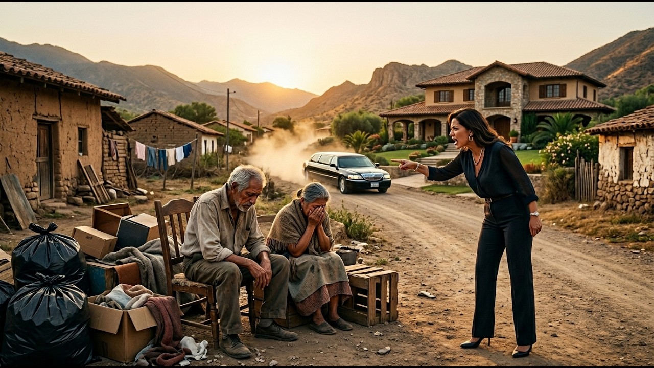 La NUERA los ECHÓ al BASURERO… 5 AÑOS después, una LIMUSINA se DETUVO ante su MANSIÓN