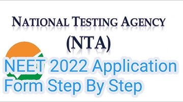 How to Fill NEET 2022 Application Form|| Step By Step