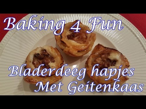 Video: Bladerdeeg Met Geitenkaas