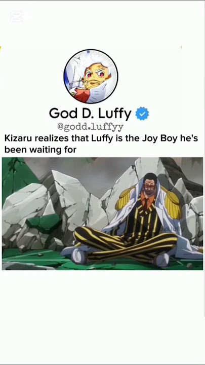 Kizaru realizes that Luffy is the Joy Boy he's been waiting for#onepiece #luffy #zoro #shortvideo